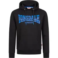 Lonsdale Sweatshirt 'Chatsworth' azur / sort
