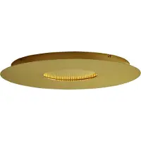 QAZQA Moderne loftslampe guld 60 cm inkl. LED 3-trins dæmpbar - Morning