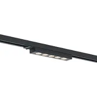 QAZQA Moderne sort loftslampe til 1-faset skinnesystem 5W 370 lm 3000K - Iconic Tsiri