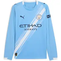 Puma Manchester City Hjemmebanetrøje 2025/26 Lange Ærmer - , størrelse Large