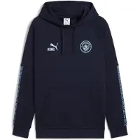 Puma Manchester City KING Hoodie Men, Sport, Deep Navy/Light Blue, S