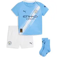 Puma Manchester City 25/26 Home Babykit Toddler, Clothing, Light Blue/White, 4-6M