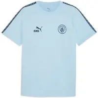 Puma Trænings T-Shirt MCFC King - Sølv/Blå, størrelse Medium