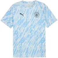 Puma Manchester City Pre-match Jersey Men, Sport, Silver Sky, XS