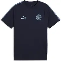 Puma Manchester City KING Tee Men, Sport, Deep Navy/Light Blue, S