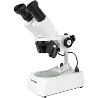Bresser Optics ERUDIT ICD, Optisk mikroskop, Sort, Hvid, Aluminium, 40x, 20x, LED