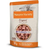 Nature´s Variety Feline Adult Original Kalkun 12x70g Kattefoder