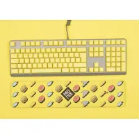 Mionix MNX-05-27001-DE, Tastaturhætte, Acrylonitrilbutadienstyren, Gul