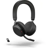 Jabra Evolve2 75 Stereo LINK380A Trådløst Headset, UC, Sort - A - Som ny