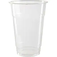 Multi Plastglas 50 cl Bioware H164 mm Ø95 mm Bionedbrydelig PLA Klar,50 stk/ps - (50 stk.)