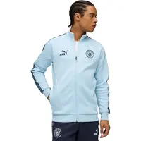 Puma Manchester City KING Anthem Jacket Men, Clothing, Silver Sky/Deep Navy, XL