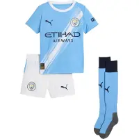 Puma Manchester City Fc 25/26 Mini Hjem Kortærmet Junior Sæt