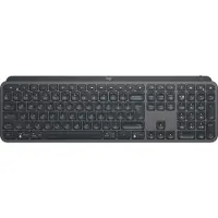 Logitech MX Keys for Business - Tastatur - bagbelyst - trådløs - Bluetooth, 2.4 GHz - QWERTY - UK - grafit