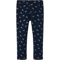 Name it Leggings - NmfTavina - Dark Sapphire/Glitter - - 5 år (110) - Leggings