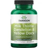 Swanson Health , Mælkekål Dandelion & Gul Duk, 120 Kapsler