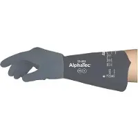 Ansel Kemikaliehandske AlphaTec 53-001 grå/sort 9