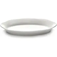 Serax Silhouette oval dyb tallerken M 15x24,5 cm 2 stk White