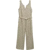 Tom Tailor Linen Slit ærmeløs Jumpsuit