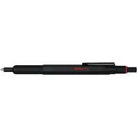 Rotring 600 Gel Pen | 0,55 mm | Sort Blæk | Sort Metal Krop | Skridsikkert Rillet Greb & Sekskantet skaft | Genopfyldelig