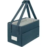 Leitz Office-in-a-bag-taske lille stof Mørkegrå