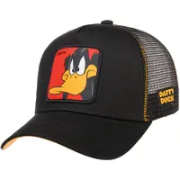 Capslab Hætte 'Gorra negra pato lucas bordado frente trucker visera curva' sort