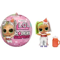 MGA Entertainment L.O.L. Överraskning! Holiday Surprise!- Miss Merry- med Collectible Doll 8 Surprises Holiday Theme Collectible Dolls Limited Edition- Bra gåva fö