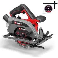 Einhell Professional Cordless Circular Saw TP-CS 18/165 Li BL - Solo, 18 Volt red/black, without battery and charger - SOLO