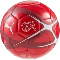 Puma Switzerland Culture Football, Accessories, Red/Dark Crimson, 5