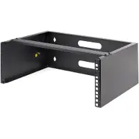 StarTech.com Wallmount4 Stativ 4u Vægmonteret Stativ Sort