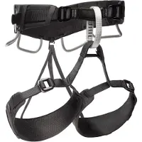Black Diamond Momentum 4s Harness, Sportsklatring, S, Sort, Hanstik