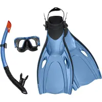 Bestway 25044, Voksen, Halv ansigtsmaske, Hærdet glas, Forskellige farver, Silikone, 37.5-41