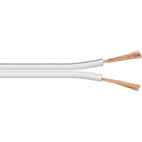 Goobay 27521, Kobberbeklædt aluminium (CCA), 100 m, Hvid