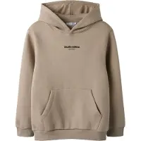 Name it Sweatshirt 'Brody' mørkebeige / sort