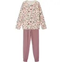 Name it Nattøj 'Nostalgia Flower' beige / brun / khaki / gammelrosa