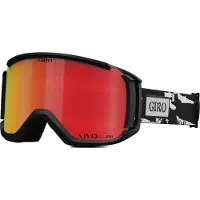 Giro vinterbriller REVOLT BLACK & WHITE STAINED (spejlglas farvet VIVID-Carl Zeiss VIVID EMBER 19-42% S2) (NY 2023/2024)