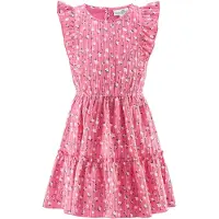 Happy girls Kjole pink / hvid