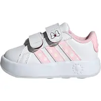 Adidas Sportssko 'GRAND COURT MINNIE CF I' champagne / lyserød / hvid