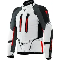 Dainese Super Adventure Mænd tekstiljakke Grå/Rød 50