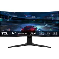 TCL 34r83q 34´´ Wqhd Va Qled 170hz Gaming-skærm