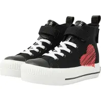 British knights Sneakers ' KAYA MID ' pastelrød / sort / hvid