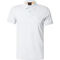 BOSS Slim-fit poloshirt i bomuld med stræk og logomærke