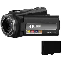 INF Videokamera 4K/48MP/16x Zoom/IR nattesyn/fjernbetjening/32GB kort