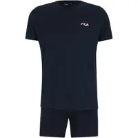 FILA Pyjamas kort marin / rød / hvid