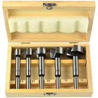 AWTOOLS KNYTESTENERE TIL TRÆ / SÆT MED 5 STK. 15-20-25-30-35MM SKAFT 8MM
