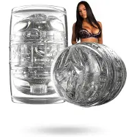 Fleshlight Toys Transparent Håndholdt Masturbator med Vaginal- eller Analhul