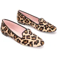Pretty ballerinas Pretty Ballerinastil kvinder. 42165 Faye loafers i læder med dyreprint (37), Fast, Ruskind, Ingen, Casual