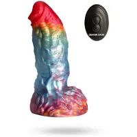 XR Brands Rainbow Phoenix Vibrating Dildo 17,3 cm