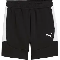 Puma Shorts Teamevostripe - Sort/Silver/Hvid, størrelse Large