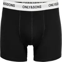 Only & Sons Boksershorts 'ONSFitz' sort / hvid