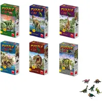 Dino Toys Puslespil 60 Dinosaurer og figurblanding